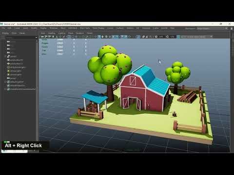 View modeling and lighting materail Arnold