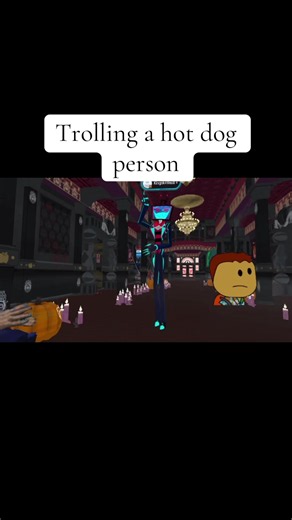 Trolling a Hot Dog Person in VRChat — Funny Clip