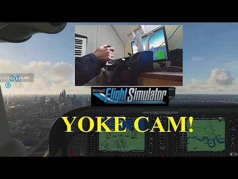 FS2020: Yoke-Cam Flight - For those of you who are curious about Yokes, this video is for you!