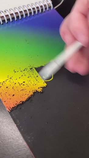 Exploring Scratch Art Techniques | Response to @mainstreamthoughts