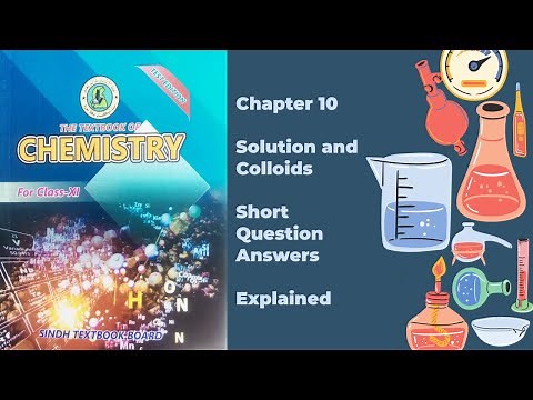 Class XI (11) Chemistry Chapter 10 Short Question Answers Explained | Sindh Textbook Board