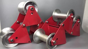 Heavy Duty Cable Rollers Industrial Cable Reel Light Weight Pulley Block Nylon Cable Pulleys Rollers