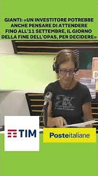At Piazza Affari, the week kicks off with all eyes on Poste Italiane's tender offer for Telecom I...