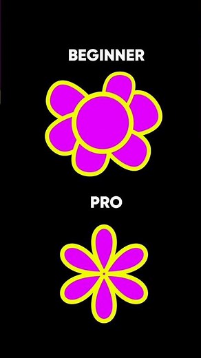 Adobe Illustrator 2025 - Tips to Draw a Flower Icon in Seconds #mostafadesign
