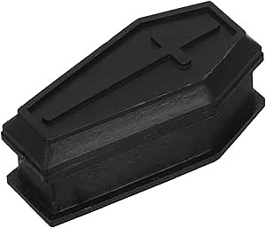 1Pcs Mini Black Coffins Box Halloween Coffin Treat Box Shaped Candy with Lid