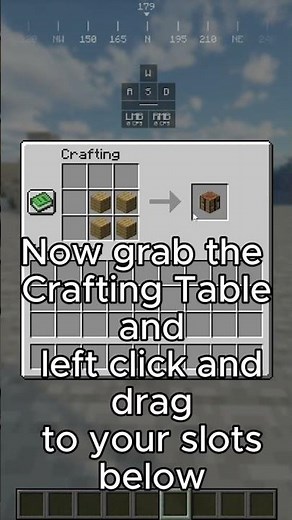 How to use a crafting table! And craft a crafting table! #minecraft #minecrafttutorial