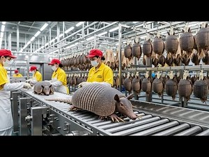 Inside the Armadillo Shell Factory | From Armor Plates to Luxury Goods (Full Process)
