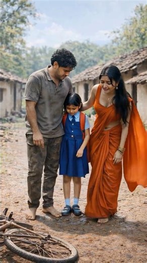 Poor father builds a pink helicopter 🚁 for his lovely daughter | Heart touching Story #cow #shorts