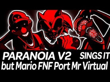 Paranoia V2 but Mr Virtual from MM and Mr Virtual from Mario FNF Port sing it
