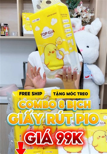 Bỏ ra 99ka nhận về tay 8 bịch giấy siêu to khổng lồ ạ #giayan #tangqua #topgia #pio