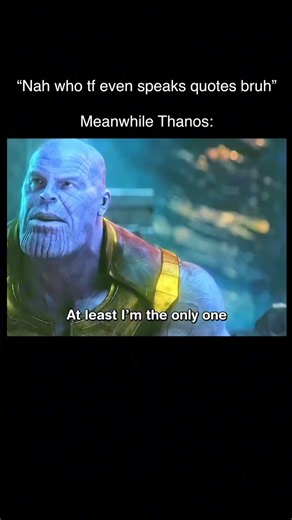 Thanos Speaking In Quotes #thanos #thanosedit #thanosquotes #avengers #avengersinfinitywar #clips ￼