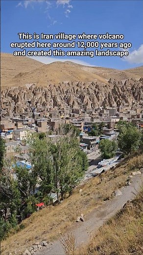 Ancient Iran Village: Volcanic Landscape Formed 12,000 Years Ago
