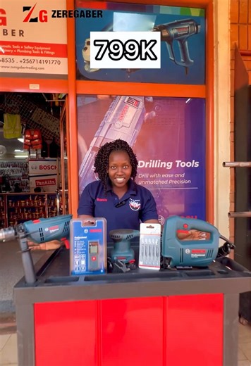 Big deal alert! 5 Bosch products for only UGX 799K at ZG Zeregaber — your home of quality! Find us on 7th Street, Industrial Area, next to Café Africa! #QualityTools #ZGZeregaber #kampala #uganda #HomeOfQuality #Bosch #ZG_Zeregaber #QualityYouCanTrust