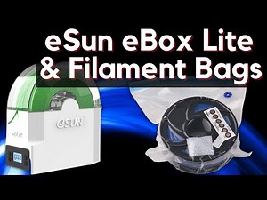 eSun eBox Lite filament dryer and eSun Filament Storage bag kit