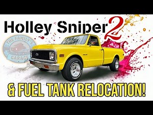 How to: 67-72 C10 Holley Sniper 2 installation with Tanks Inc fuel tank relocation....