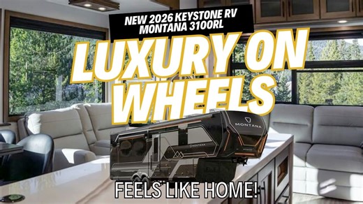 Step inside the New 2026 Keystone RV Montana 3100RL and see why Montana is the gold standard in fifth wheel luxury. From the spacious rear living area to the high end kitchen and residential style comfort, this coach is built for campers who don’t want to compromise. Whether you’re weekend traveling or full timing, this layout gives you space to relax, entertain, and truly feel at home. Watch the full walkthrough and imagine your next trip starting right here. https://www.walnutridgerv.com/produ
