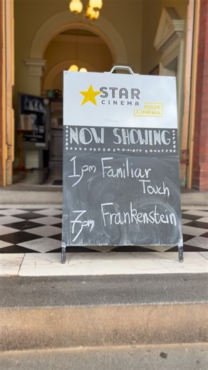 Things are looking a little different for a bit! ✨ While our kitchen’s getting a glow-up, our bar and ticket spots have temporarily moved — here’s the setup: 🎟 Check in and grab your ticket, popcorn, and choc top at the first door on your left 🍷 Then swing by our pop-up bar by the hall entrance for your favourite pour 🎬 Drink in hand? Head straight into the hall and enjoy the movie! | Star Cinema