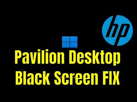HP Pavilion Desktop - How To Fix Black Screen (But Turns On) [Solution]