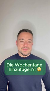 93K views · 448 reactions | Die Wochentage in wenigen Sekunden hinzufügen. 邏#excel #exceltricks #tricks #büro #tipps | Excelcheat | Facebook