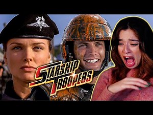 Close to PUKING watching Starship Troopers #firsttimewatching