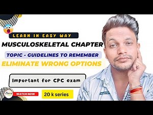 Musculoskeletal chapter ll Guidelines ll #cpcexam #aapc #coders #cpc #icd #coding #medicalcoding