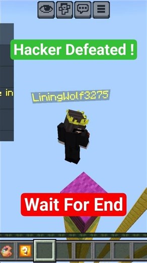 Hacker Defeated ! | Minecraft | Game Mode #minecraft #hacker #shorts #minecrafthacking #minecraftfun