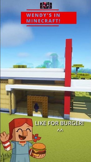Minecraft: WENDY'S Restaurant! 🍔 (Tutorial live!)