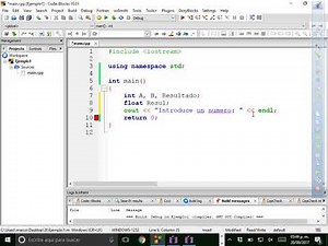 C++ - Uso de Variables - CodeBlocks