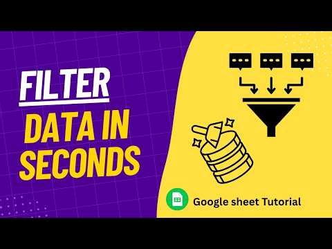 How to Filter Data in Google Sheets (Tutorial)