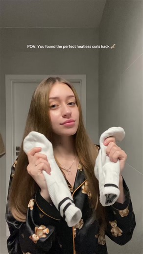 Transform Your Hair with Heatless Sock Curls