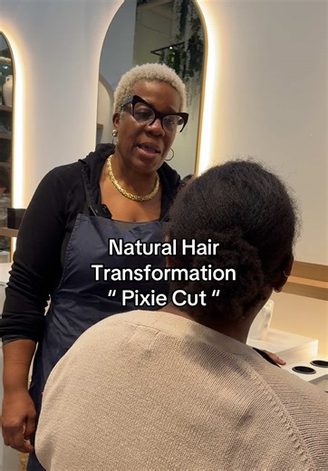 A well-cut pixie gives options. Sleek one day. Textured the next. #torontohair #torontohairstylist #hairtransformation #pixiecut #fyp