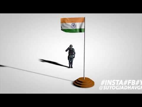 INDIAN FLAG SALUTE ANIMATION