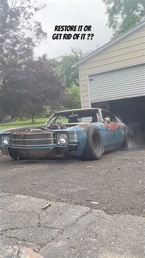 71 Chevelle SS unrestored American muscle #automobile #sportscar #supercar