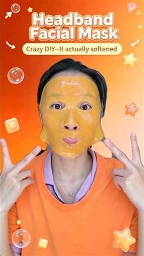 Turning A Cute Headband Into A Peel-Off Face Mask #asmrsounds