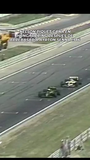 Nelson Piquet gana en Hungaroring en 1986 vs Ayrton Senna #F1 #Formula1 #formula1 #f1 #formulaone #formulauno | Cruz F1