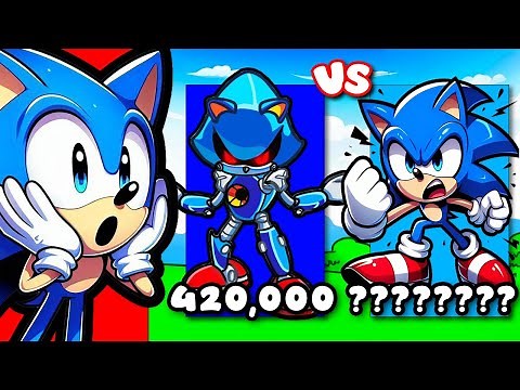 SONIC vs METAL SONIC Power Level Comparison