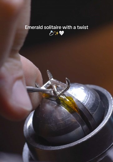 Crafting a Unique East-West Emerald Engagement Ring