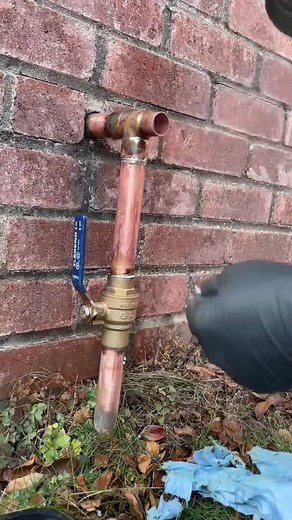 replacing a main shut off valve on copper line #plumber #plumbing #soldering #mechanic #auto #mechanicsteve #inspiring #motivation #handwashchallenge #mechaniclife | Disha Dancer Official