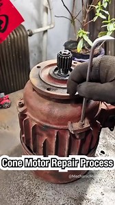 Cone Motor Repair Process. #mechanic #mechanicmike #motorrepair | Mechanic Mike