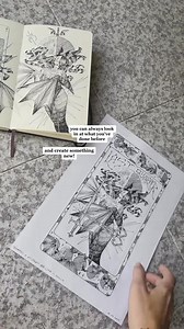 ✨day 175 Here’s another example of repurposed art of mine! I had the...