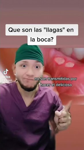 Que son las “llagas” en tu boca?