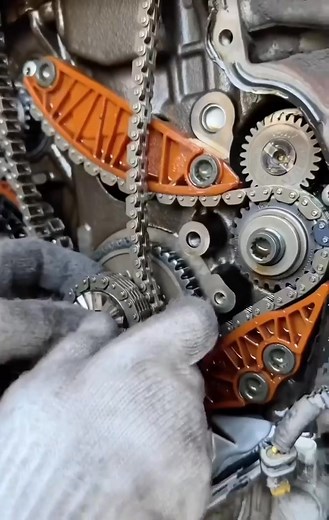 189K views · 2.3K reactions | Audi timing chain & Balance Shaft chain replacement #audi #mechanical #repairing | Mahar Mujahid | Facebook