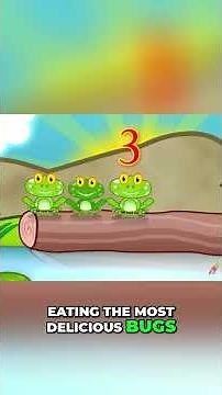 Counting Frogs: One Jumps, Then None Remain! #shorts