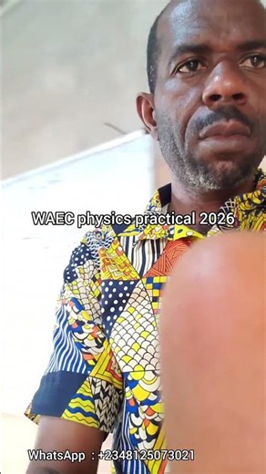 During WAEC physics practical 2026 ( question 1&2 ) setup