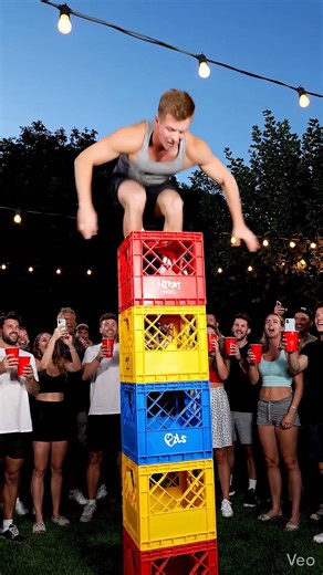 Milk Crate Challenge FAIL After Massive Fart 💨📦