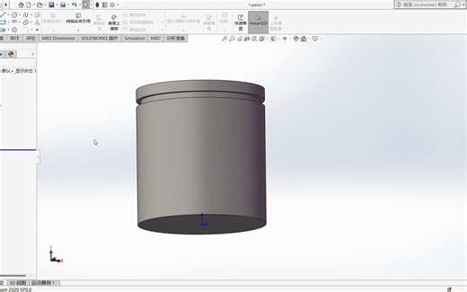 solidworks活塞绘制的分解步骤