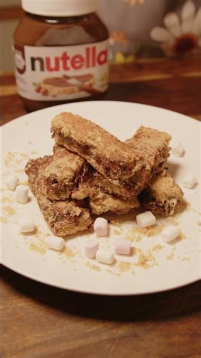 S’mores Stuffed French Toast Sticks! tutorial #Shorts