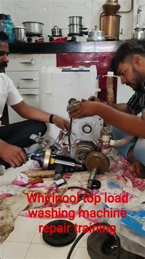 Whirlpool top load washing machine |service training at home #shorts 😄