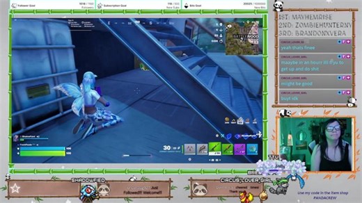 New fortnite season! please use my creator code in the shop!!! PANDACREW love you so much