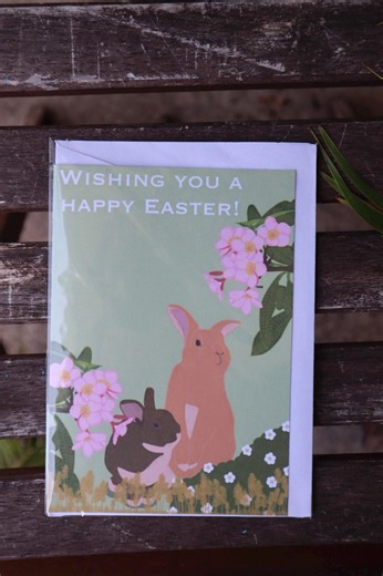 Handmade Easter Greeting Cards // Flowers, Bunnies, Butterflies - Etsy